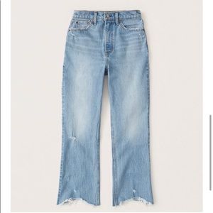 Abercrombie Ultra High Rise Kick Flare Jeans